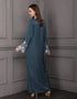 ABAYA KAVENNA (TEAL BLUE)